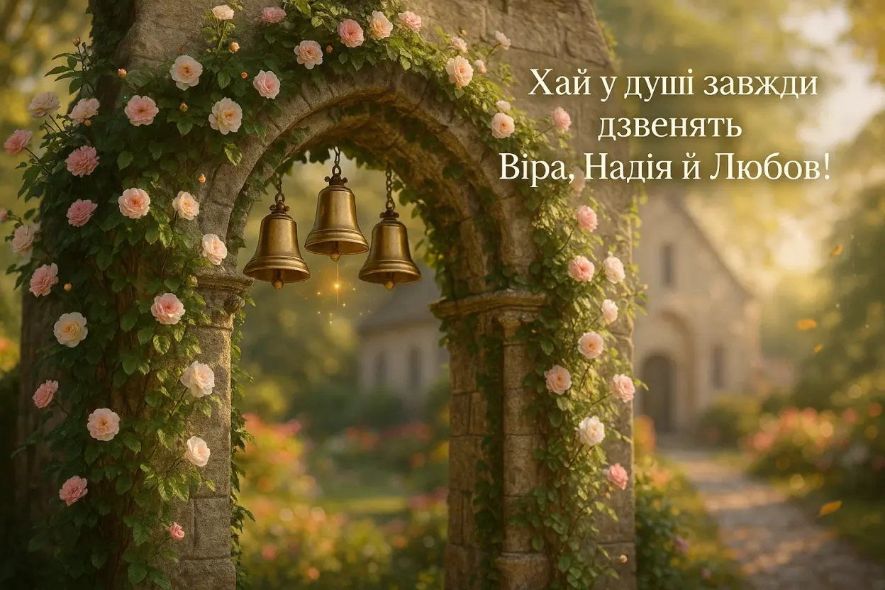 Привітання з вірою, надією та любов’ю