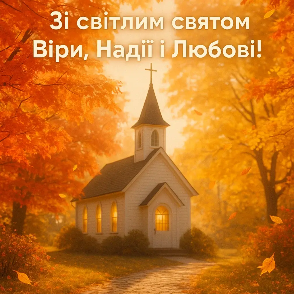 Привітання з вірою, надією та любов’ю