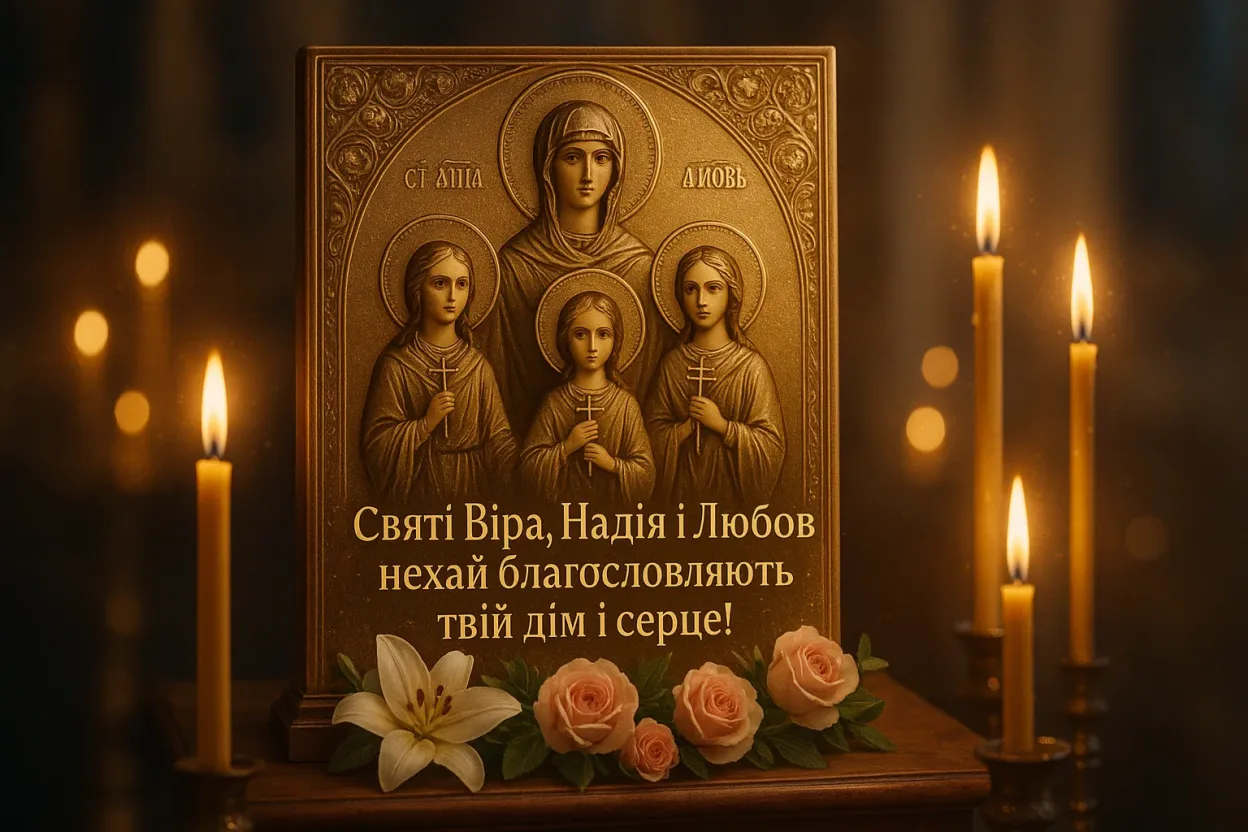 Привітання з вірою, надією та любов’ю