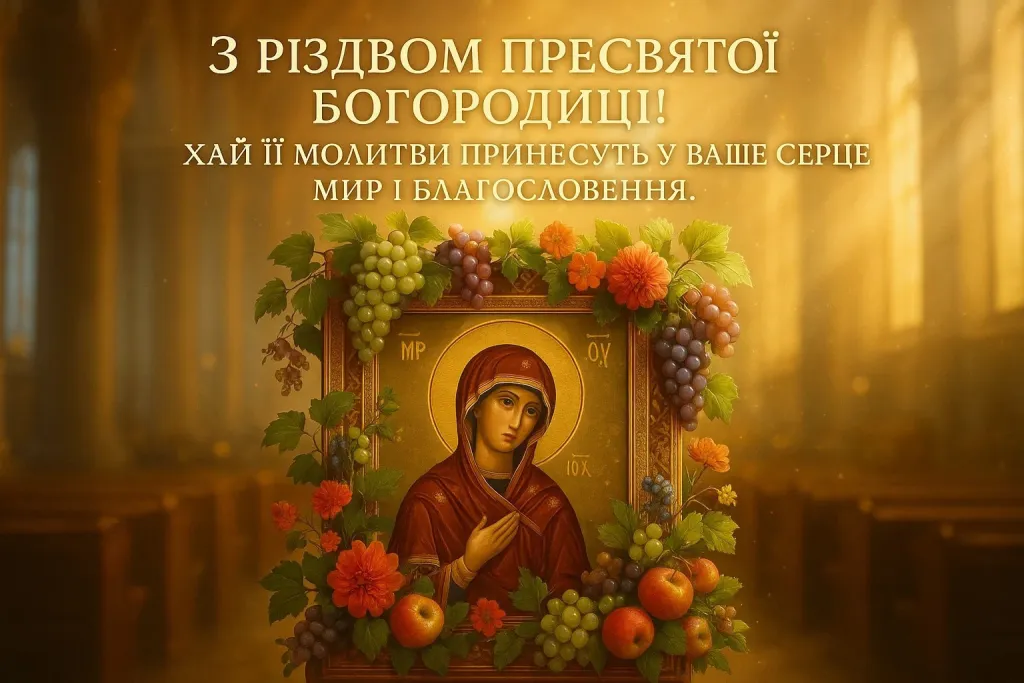 Привітання з різдвом пресвятої богородиці