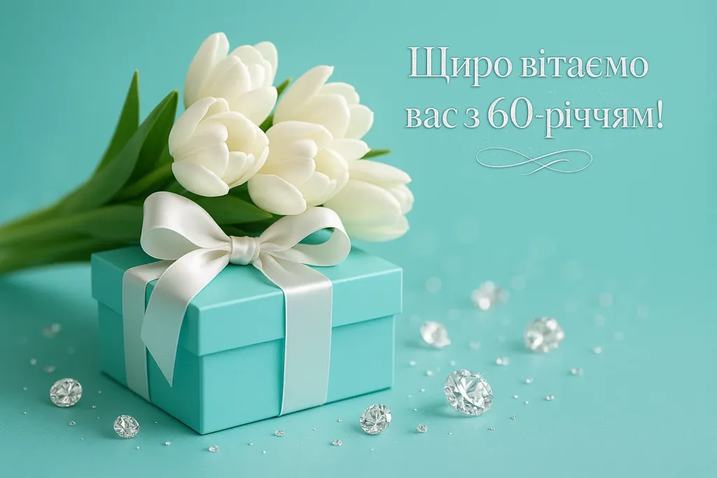 Привітання з днем народження жінці 60 років