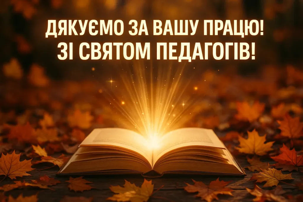 Привітання з днем працівника освіти