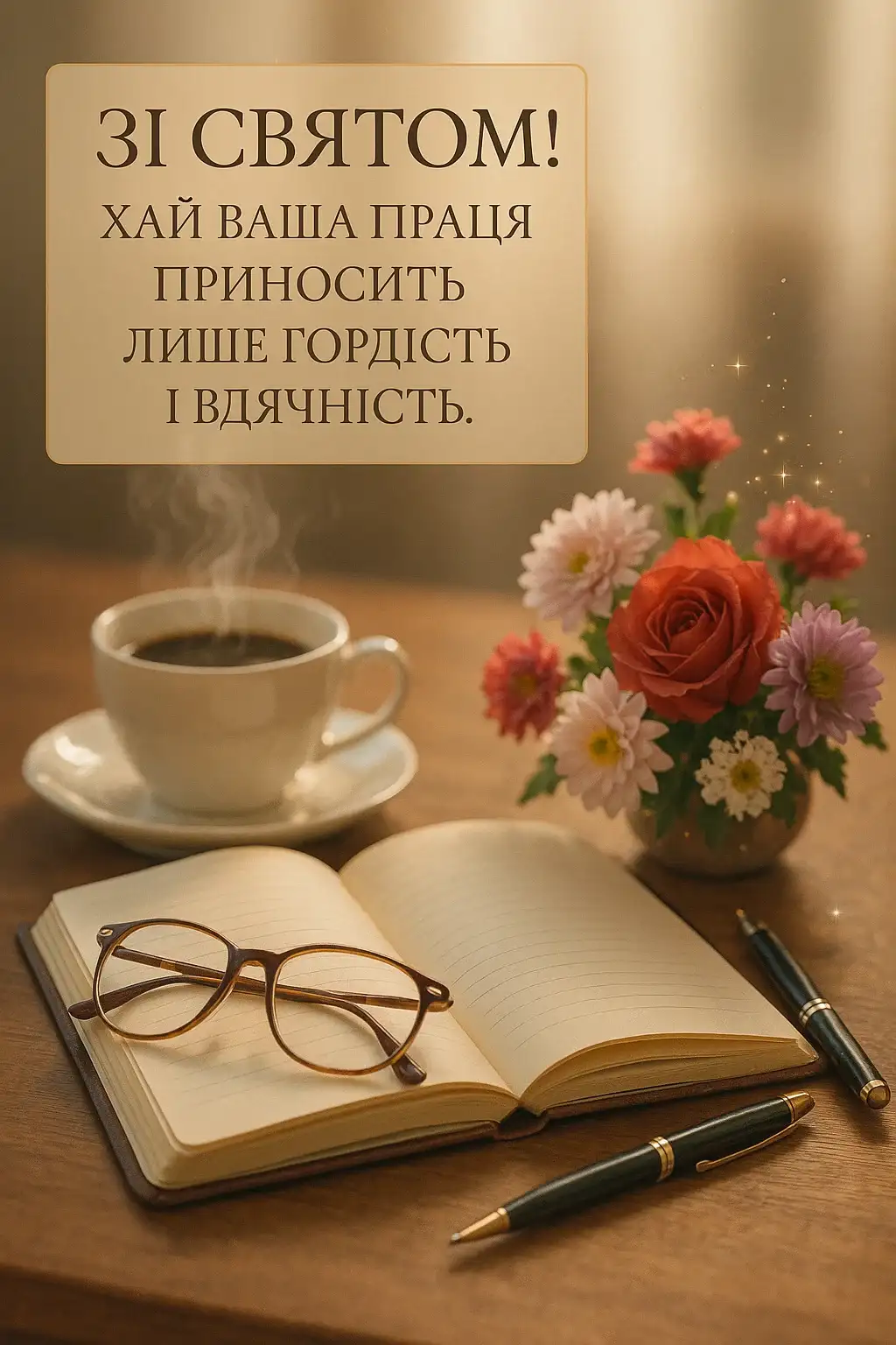 Привітання з днем працівника освіти
