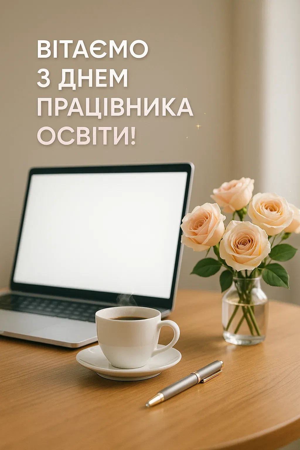 Привітання з днем працівника освіти