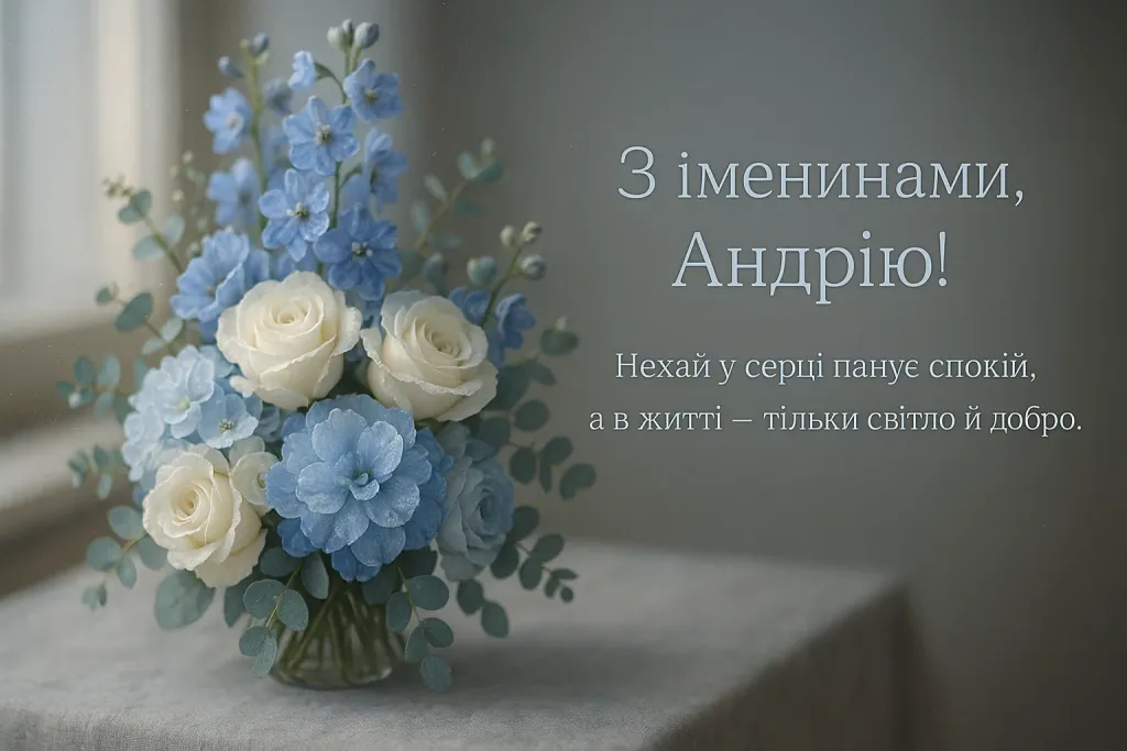 Привітання з іменинами Андрія