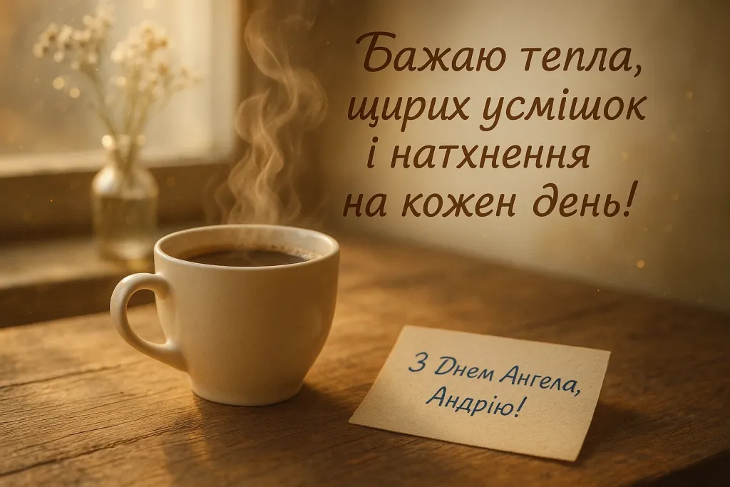 Привітання з іменинами Андрія