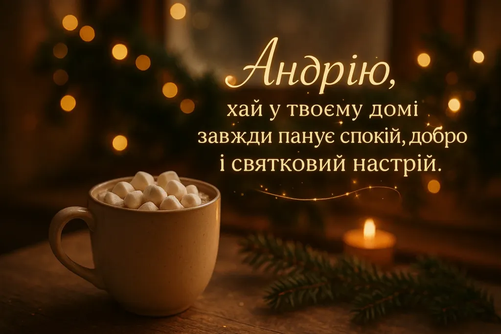 Привітання з іменинами Андрія