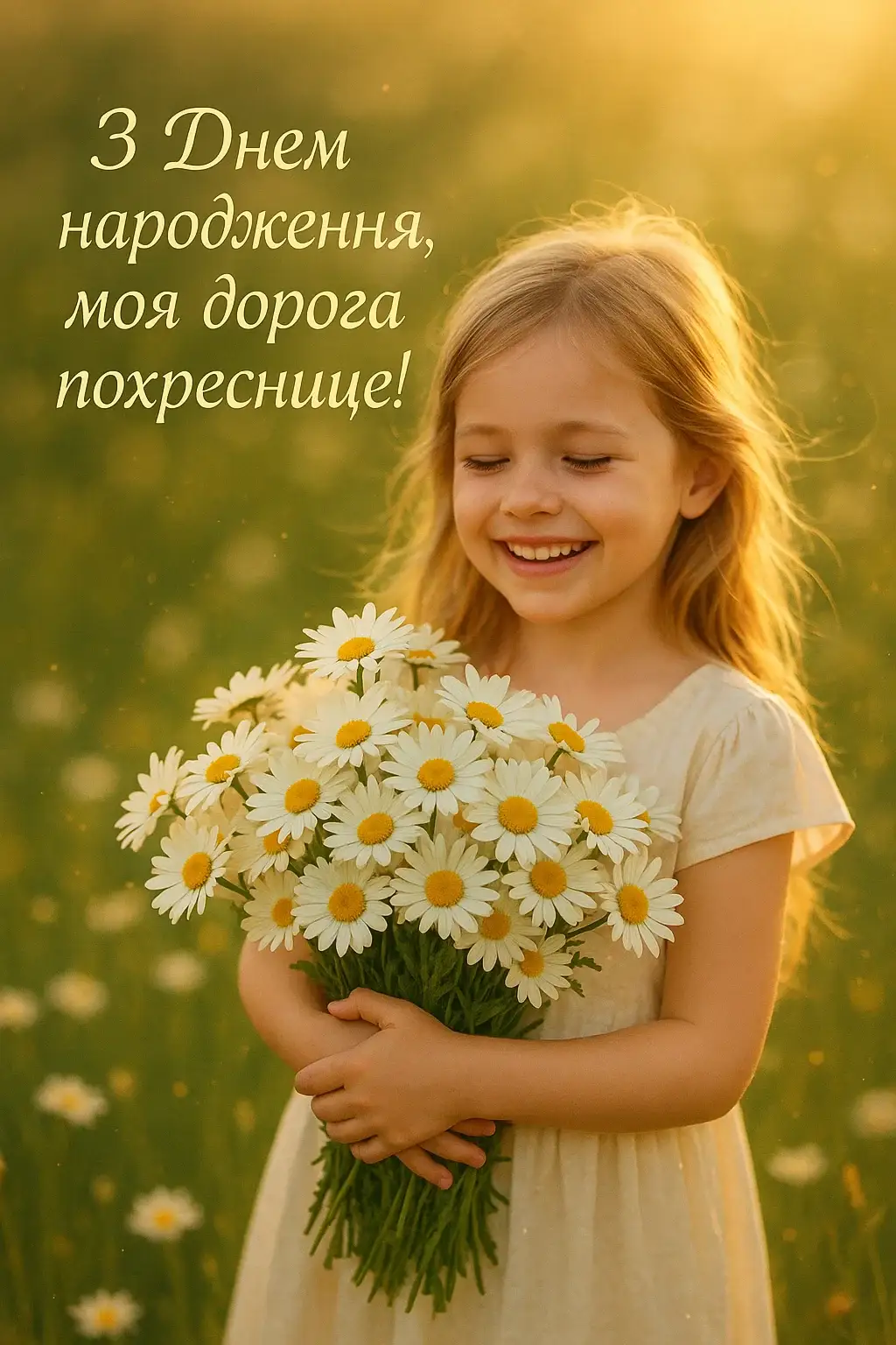 Привітання для похресниці з днем народження