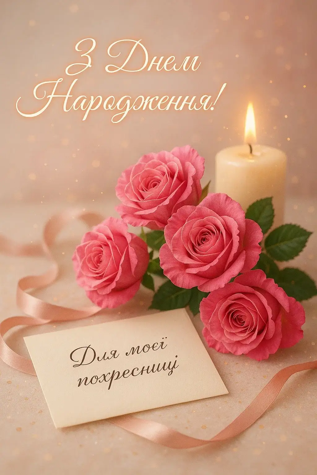 Привітання для похресниці з днем народження
