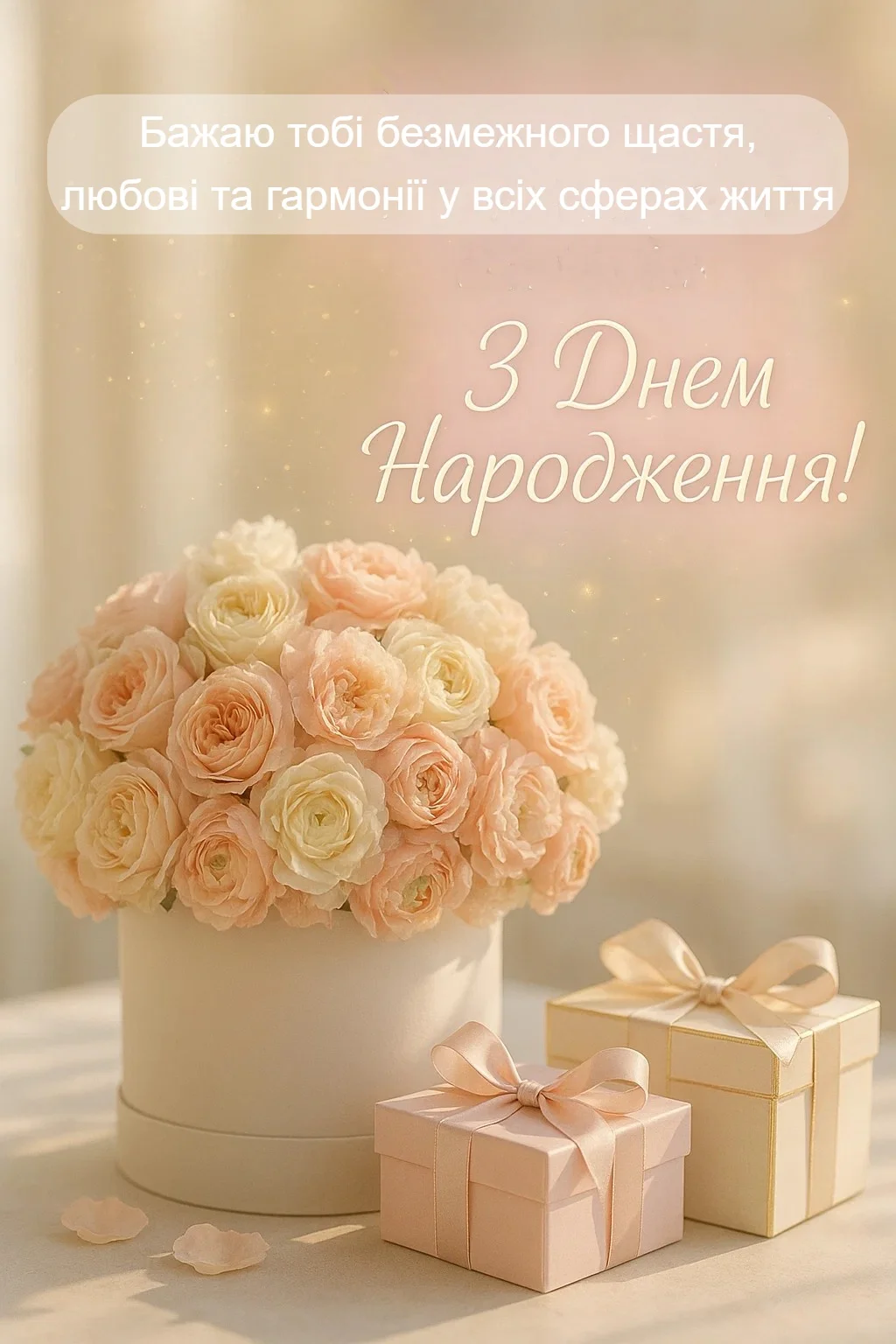 Зворушливе привітання з днем народження жінці