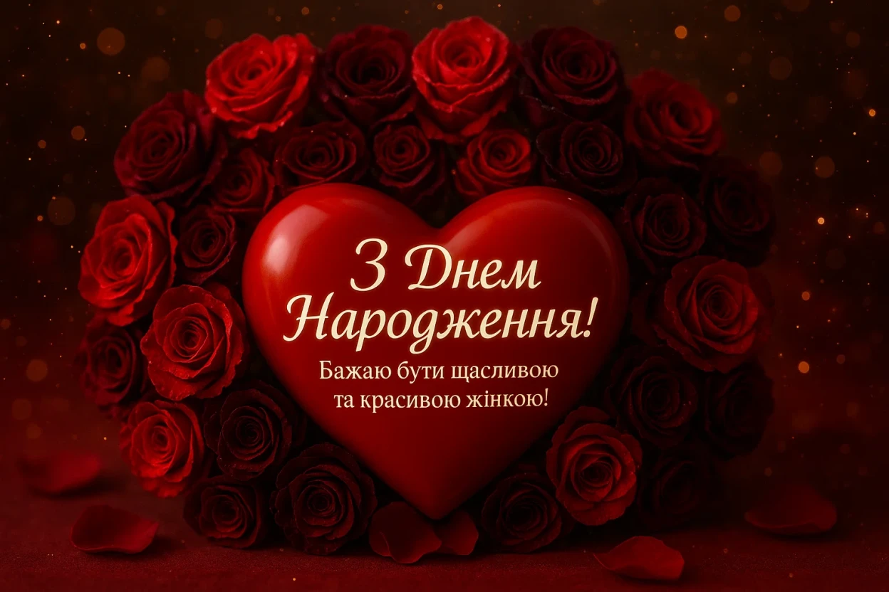 Зворушливе привітання з днем народження жінці