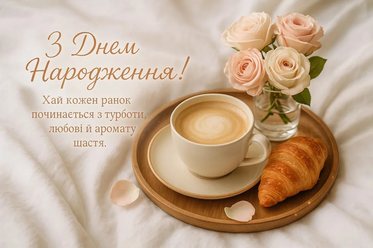Зворушливе привітання з днем народження жінці
