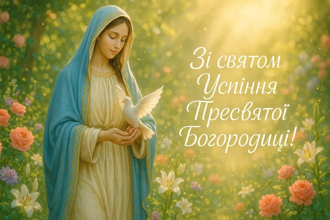 Привітання з успінням пресвятої богородиці на українській мові Привітання з успінням пресвятої богородиці на українській мові