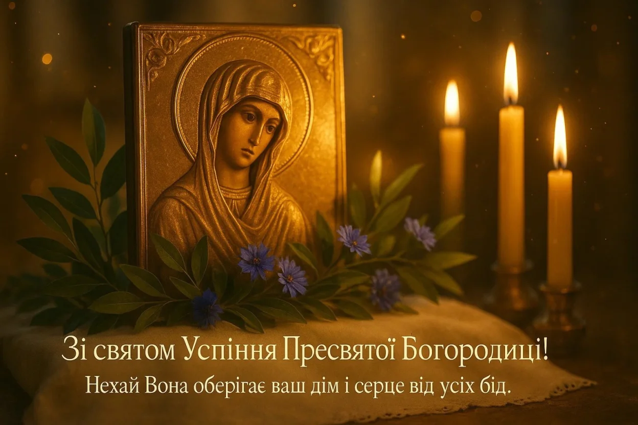 Привітання з успінням пресвятої богородиці на українській мові Привітання з успінням пресвятої богородиці на українській мові