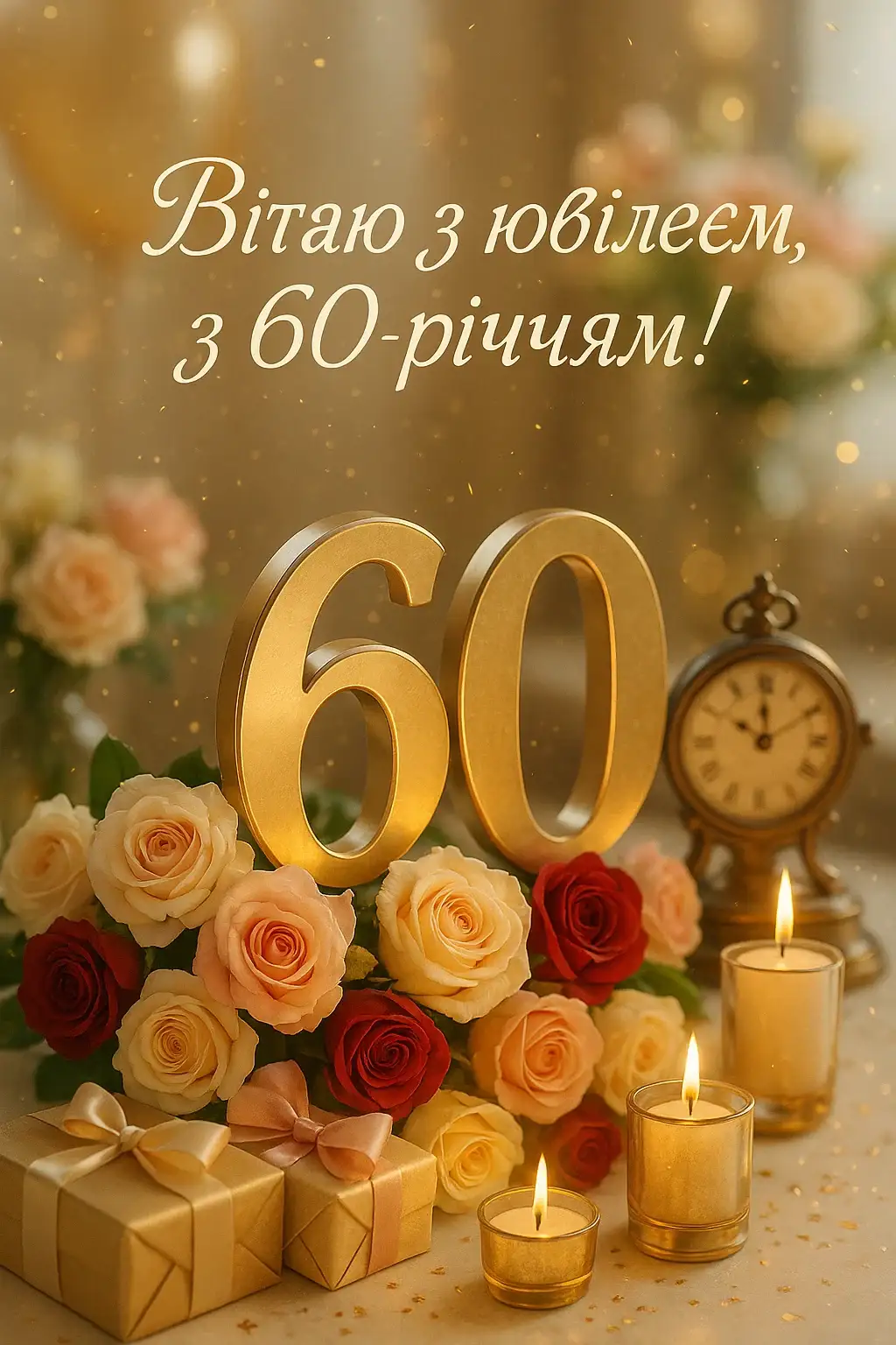 Привітання з ювілеєм 60-річчям