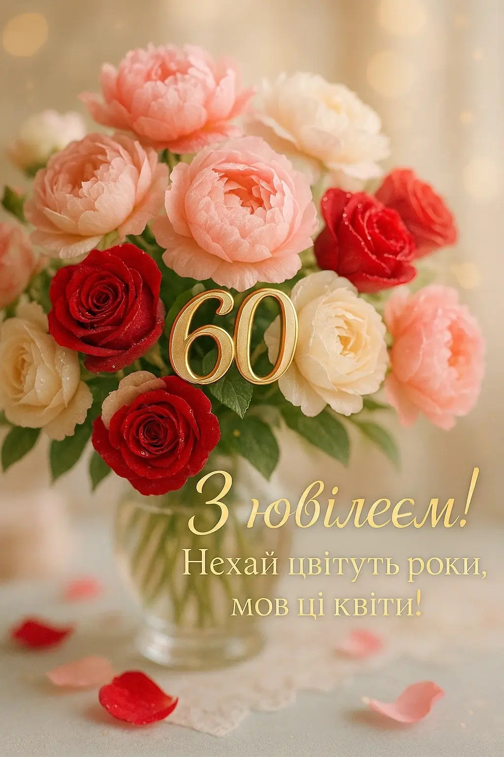Привітання з ювілеєм 60-річчям