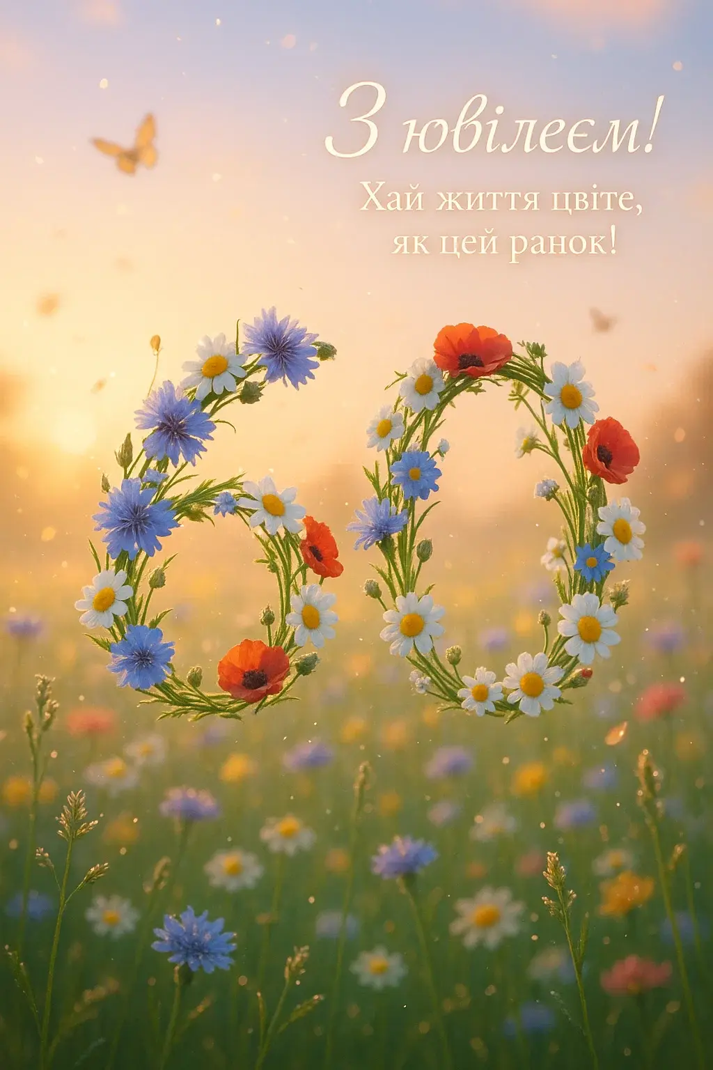 Привітання з ювілеєм 60-річчям