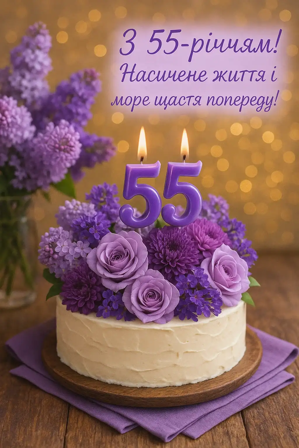 Привітання з 55-річчям