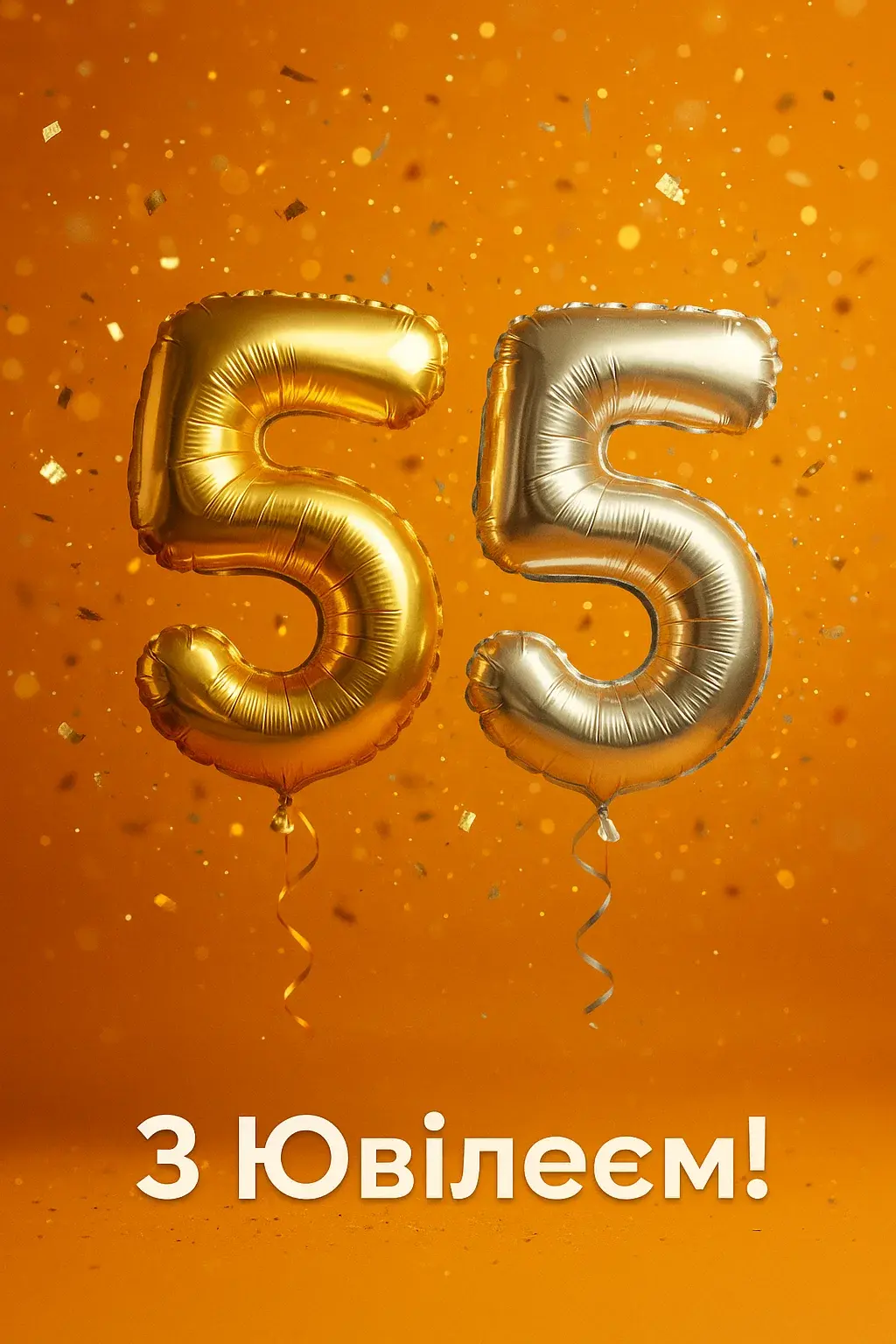 Привітання з 55-річчям