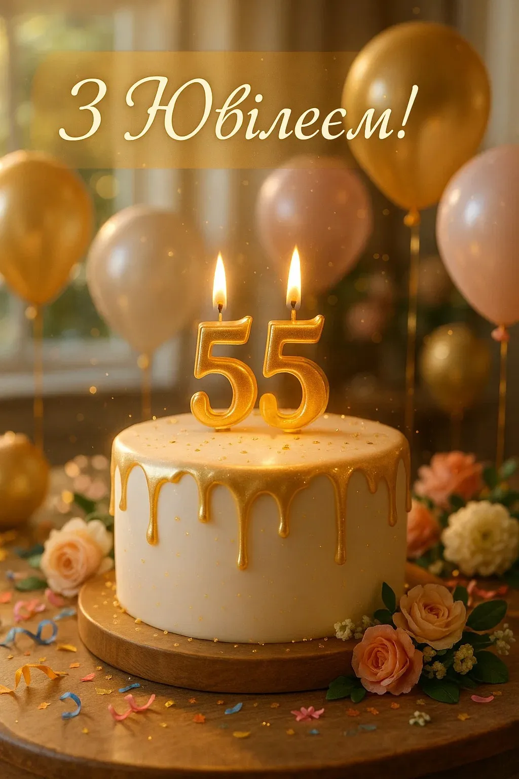 Привітання з 55-річчям