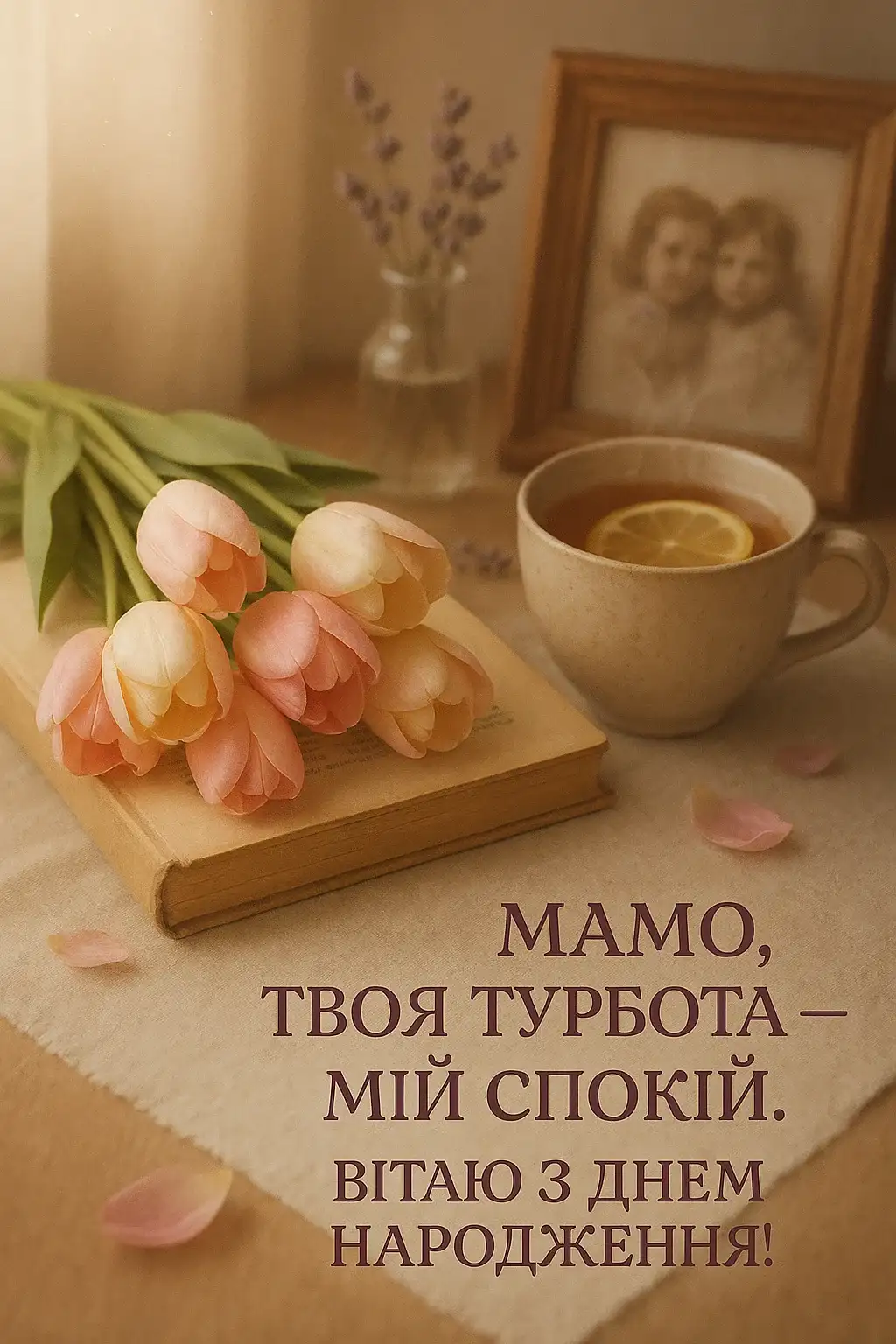 До сліз зворушливі привітання з днем народження мамі від дочки До сліз зворушливі привітання з днем народження мамі від дочки