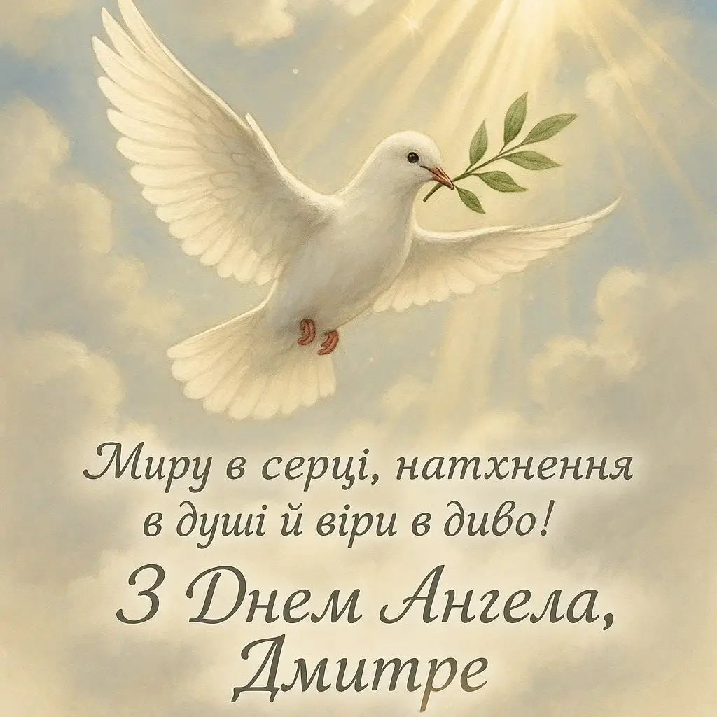 Привітання з іменинами Дмитра