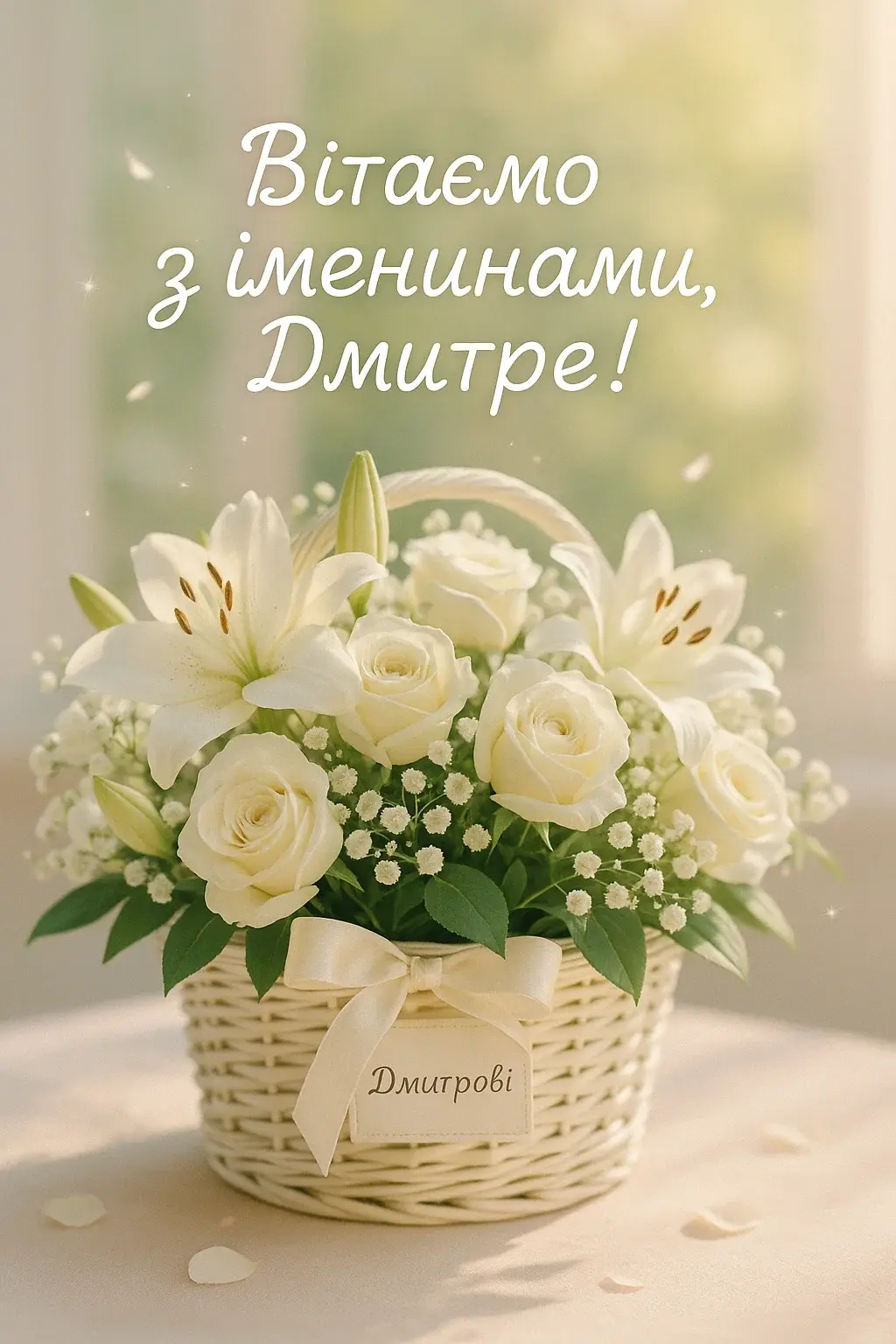 Привітання з іменинами Дмитра