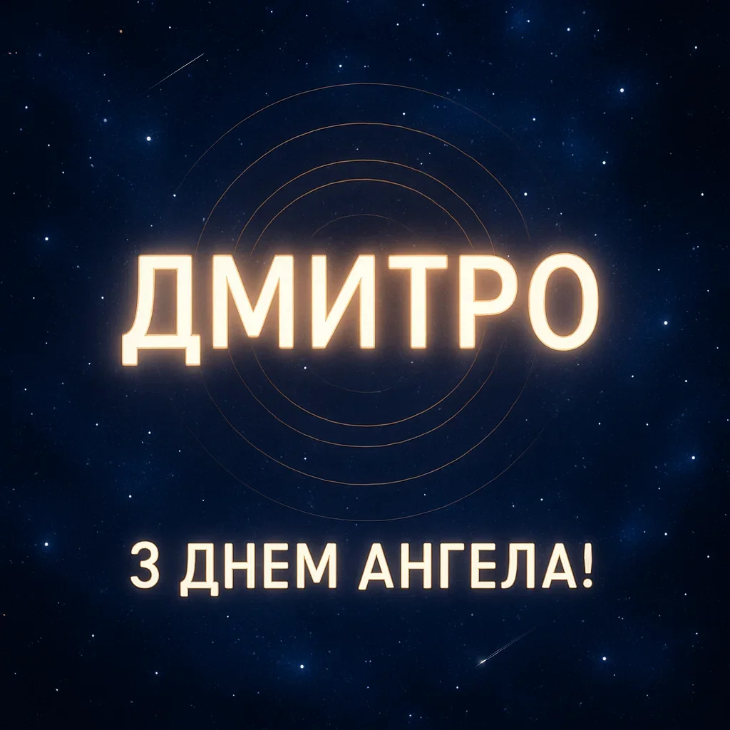 Привітання з іменинами Дмитра