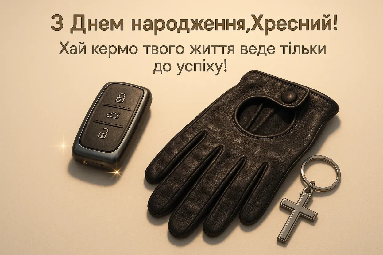 Привітання з днем народження хресного
