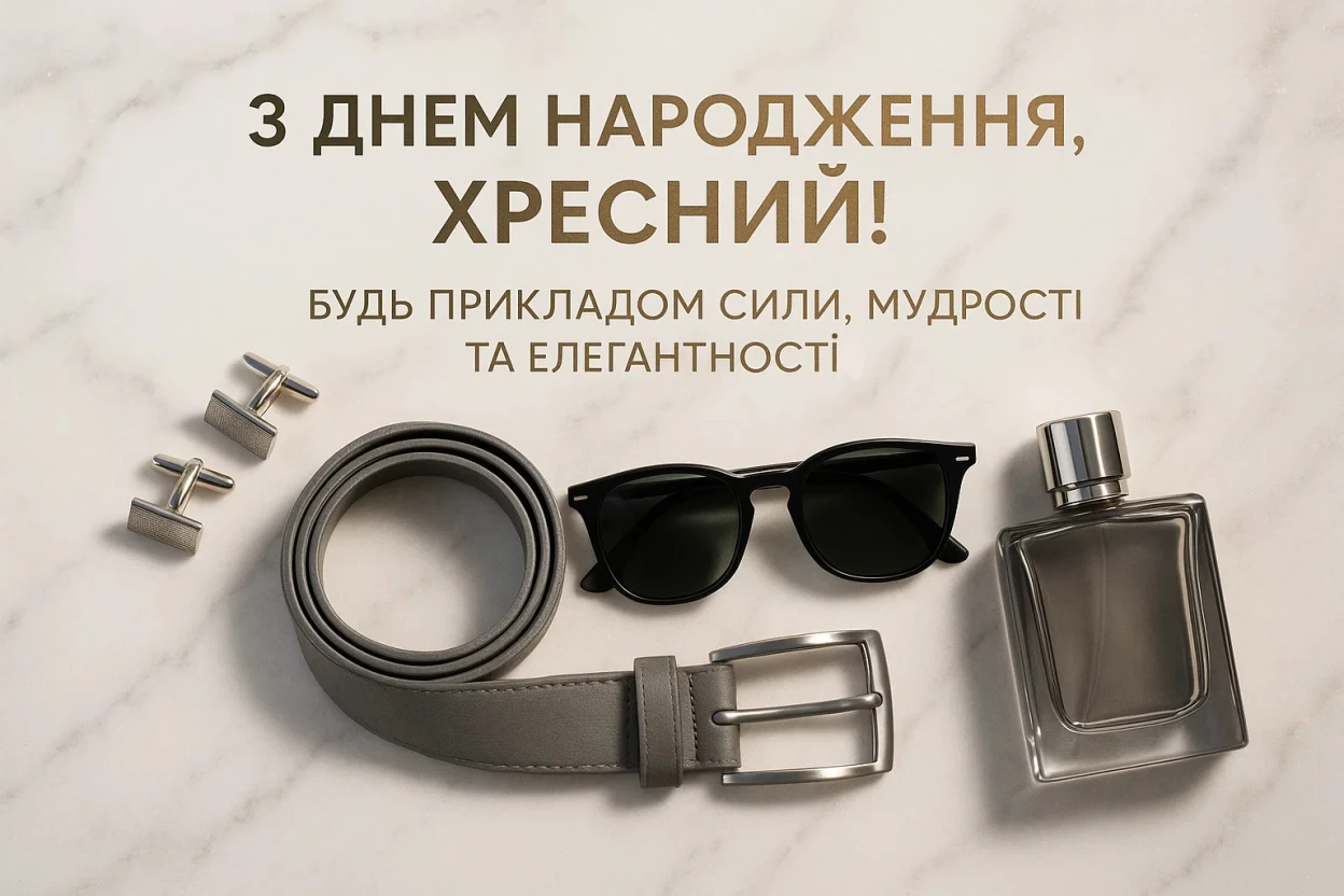Привітання з днем народження хресного