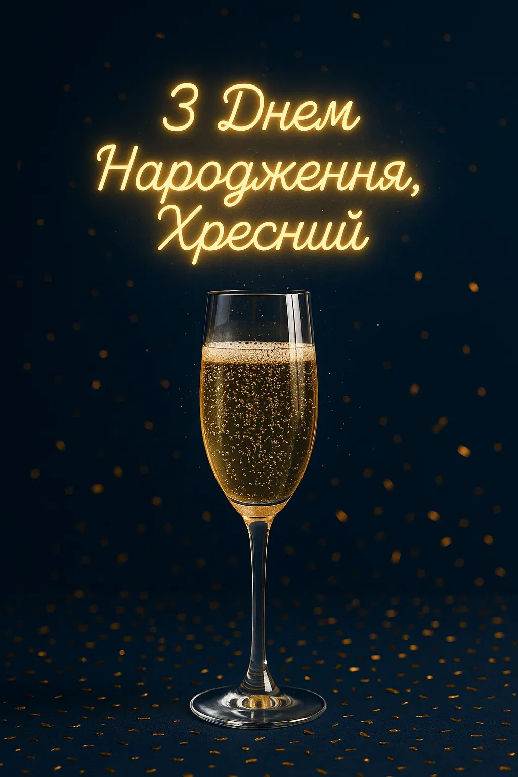Привітання з днем народження хресного
