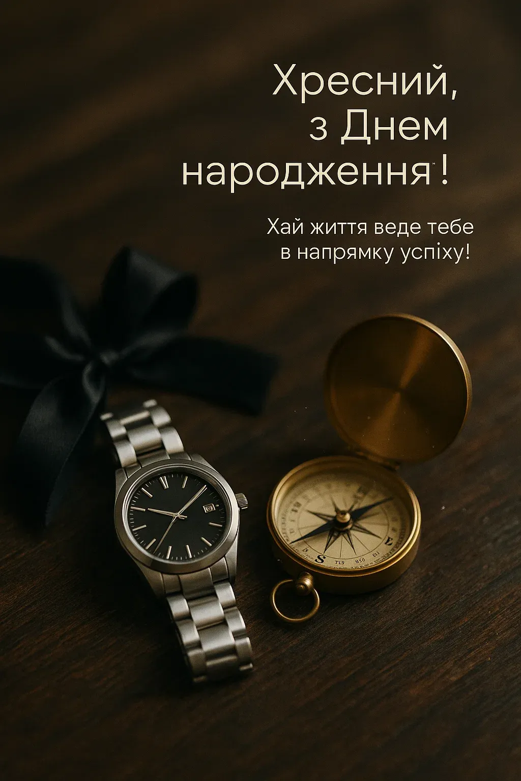 Привітання з днем народження хресного