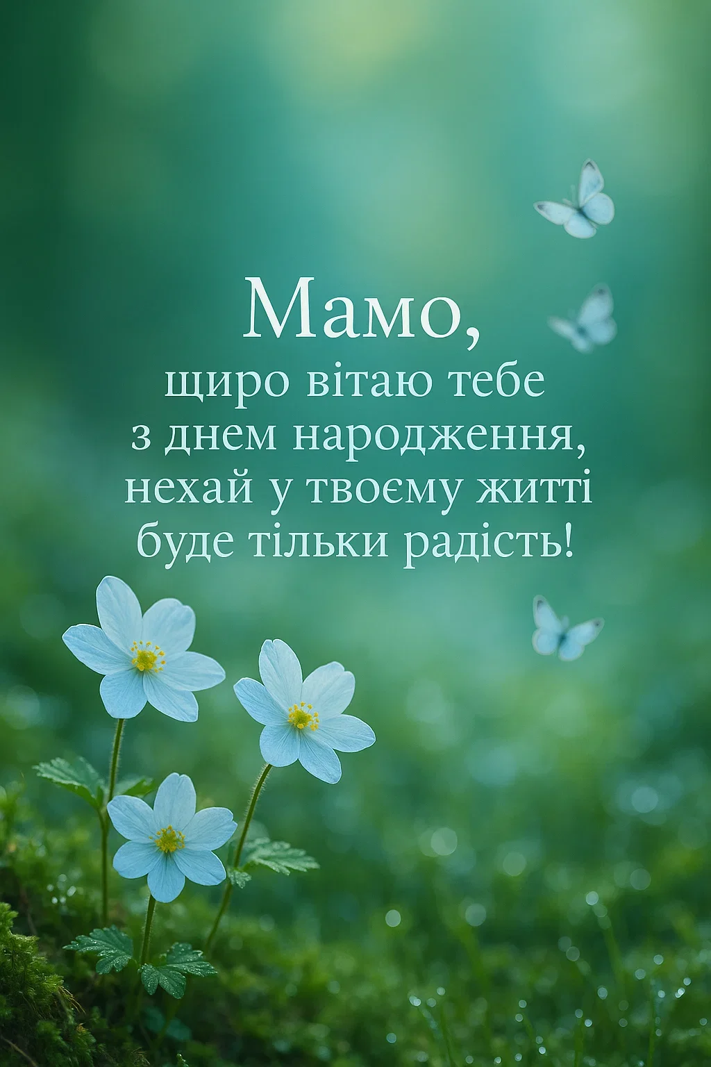 Своїми словами матусі привітання з днем народження мамі