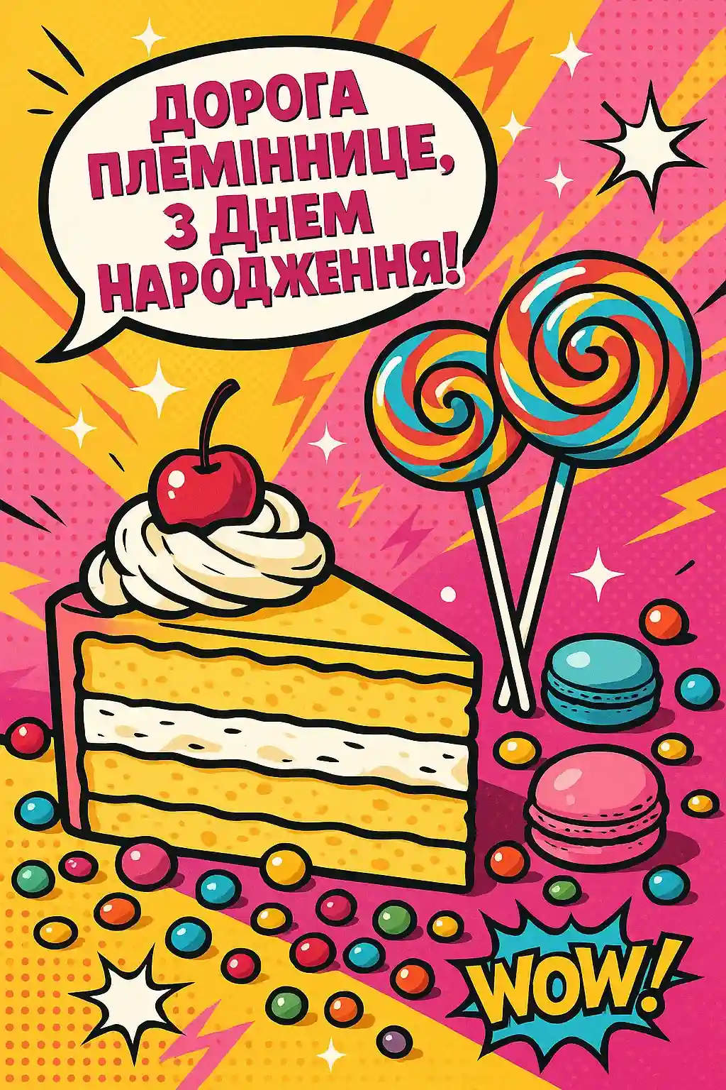 Привітання для племінниці з днем народження