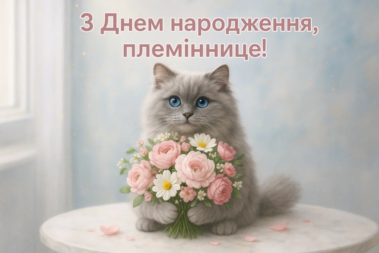 Привітання для племінниці з днем народження