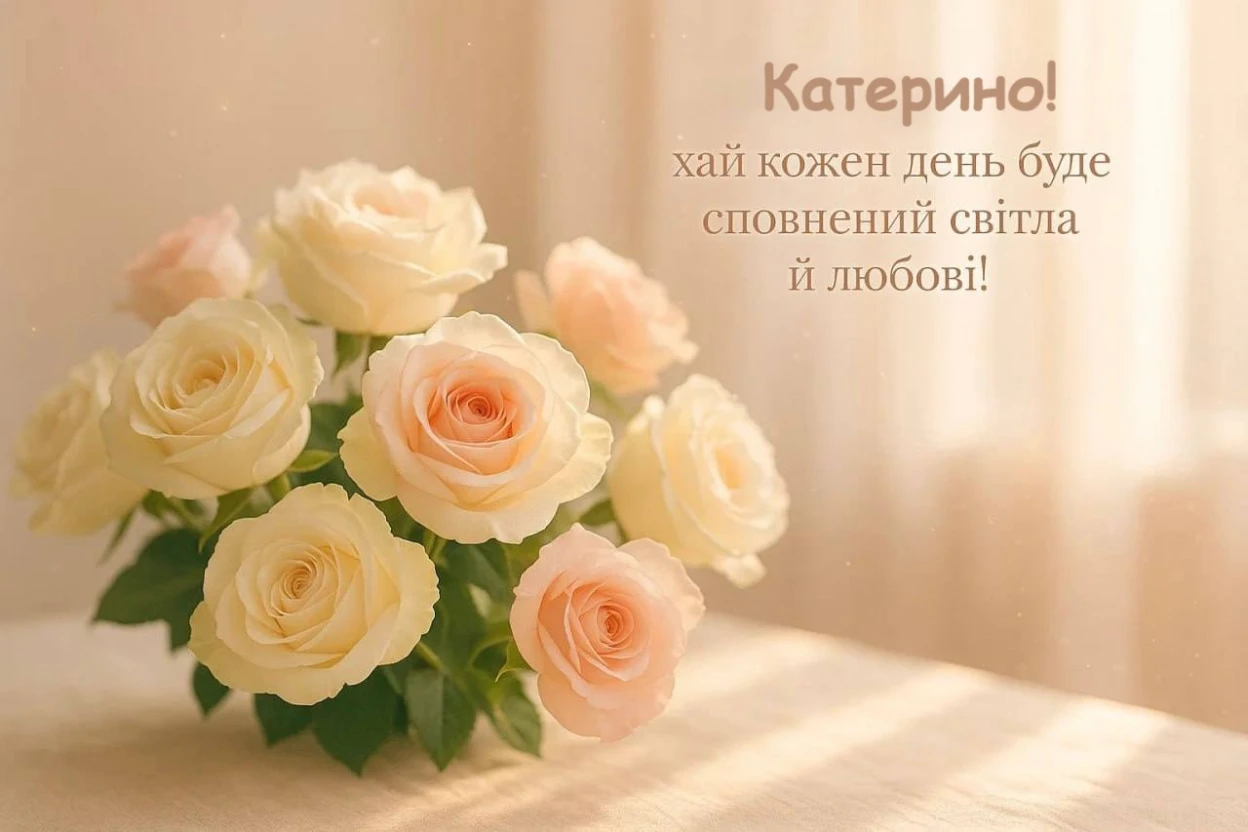 Привітання з днем ангела Катерини