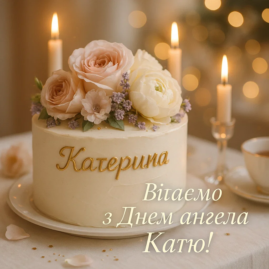 Привітання з днем ангела Катерини