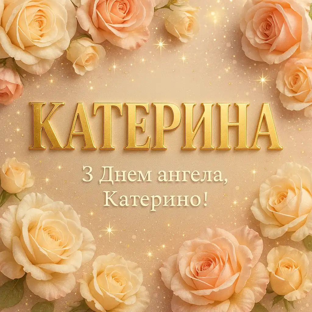Привітання з днем ангела Катерини
