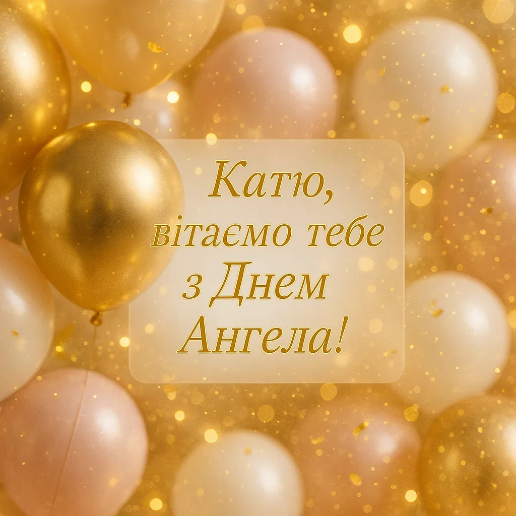 Привітання з днем ангела Катерини