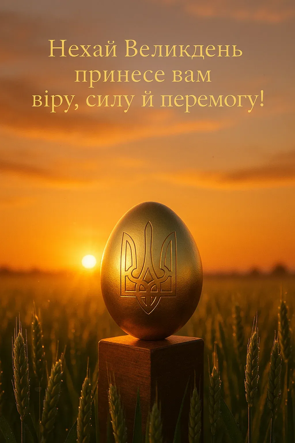 Привітання з великоднем для воїнів ЗСУ