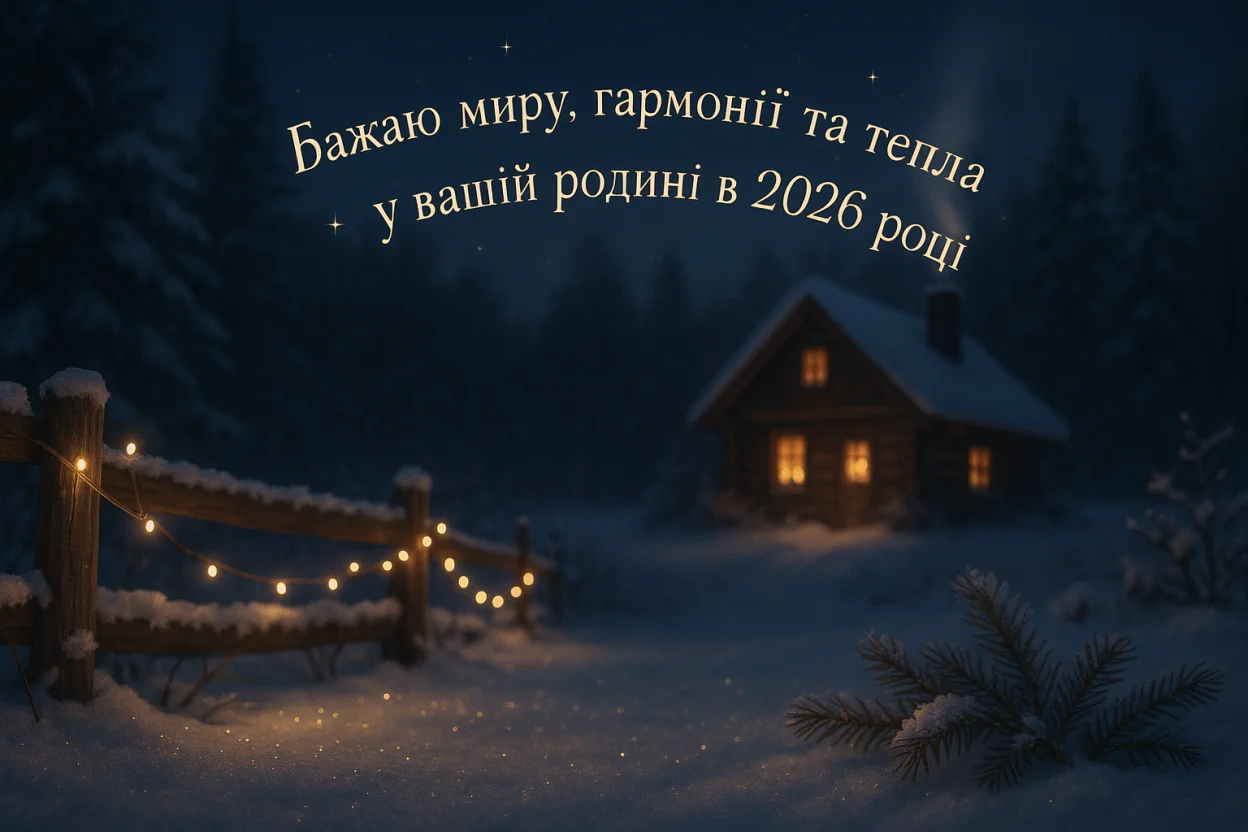 Привітання з новим 2026 роком
