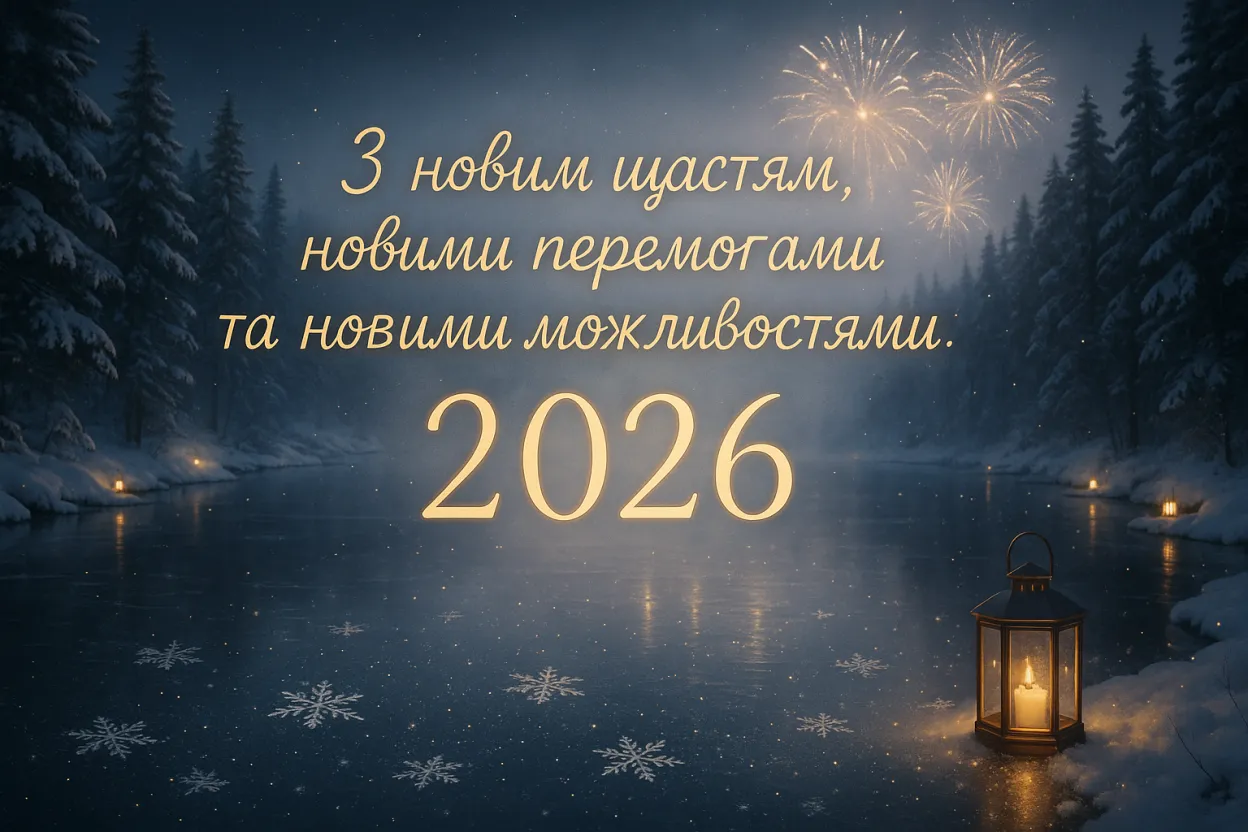 Привітання з новим 2026 роком