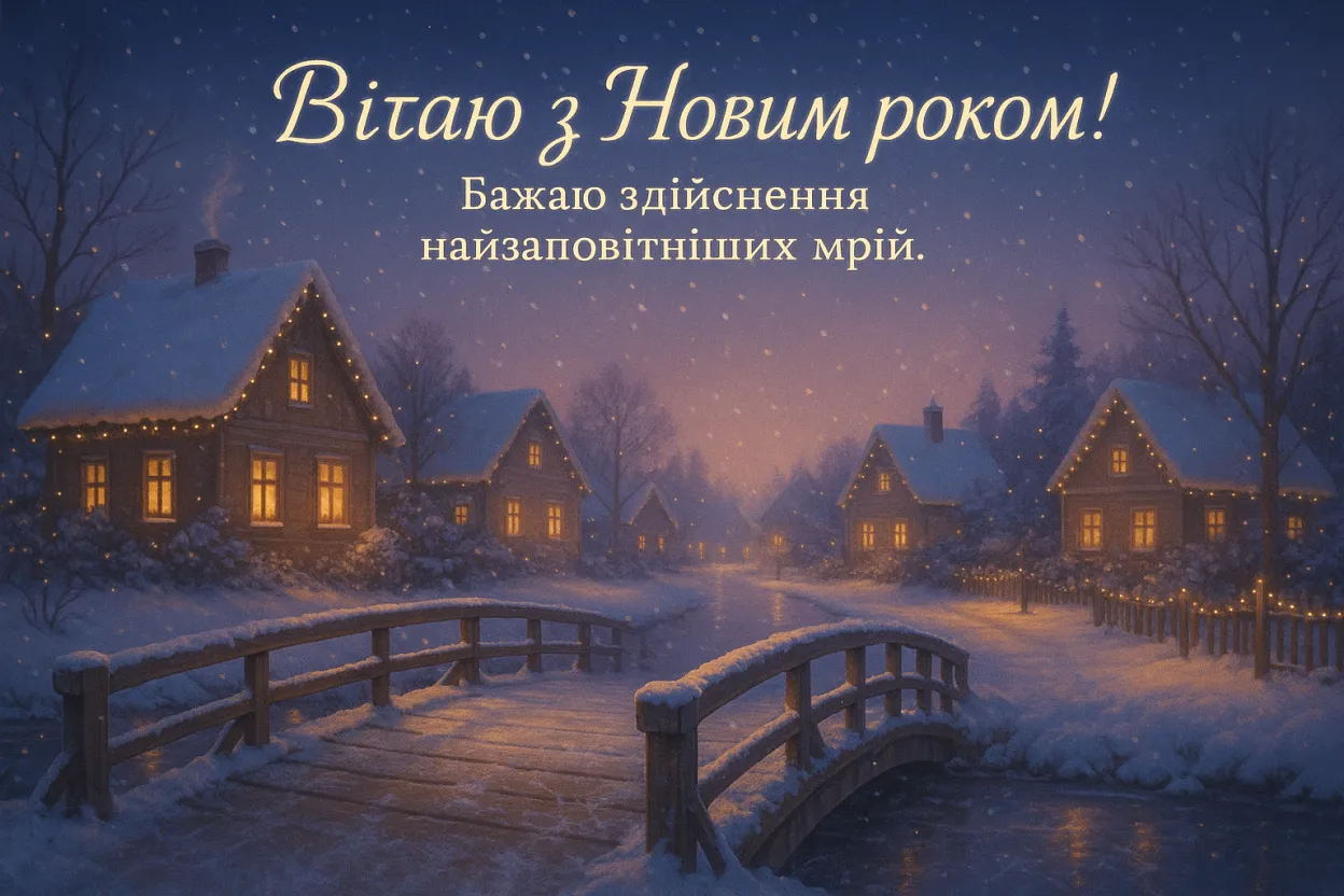 Привітання з новим 2026 роком