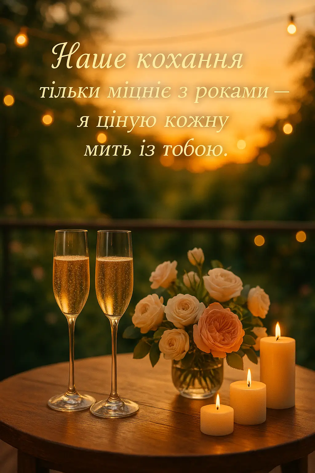 Привітання з 19 років весілля для чоловіка