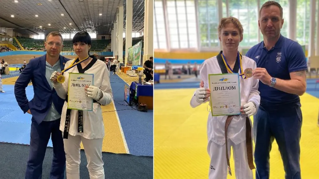 Тхеквондисти з Дніпропетровщини вибороли нагороди на чемпіонатах України