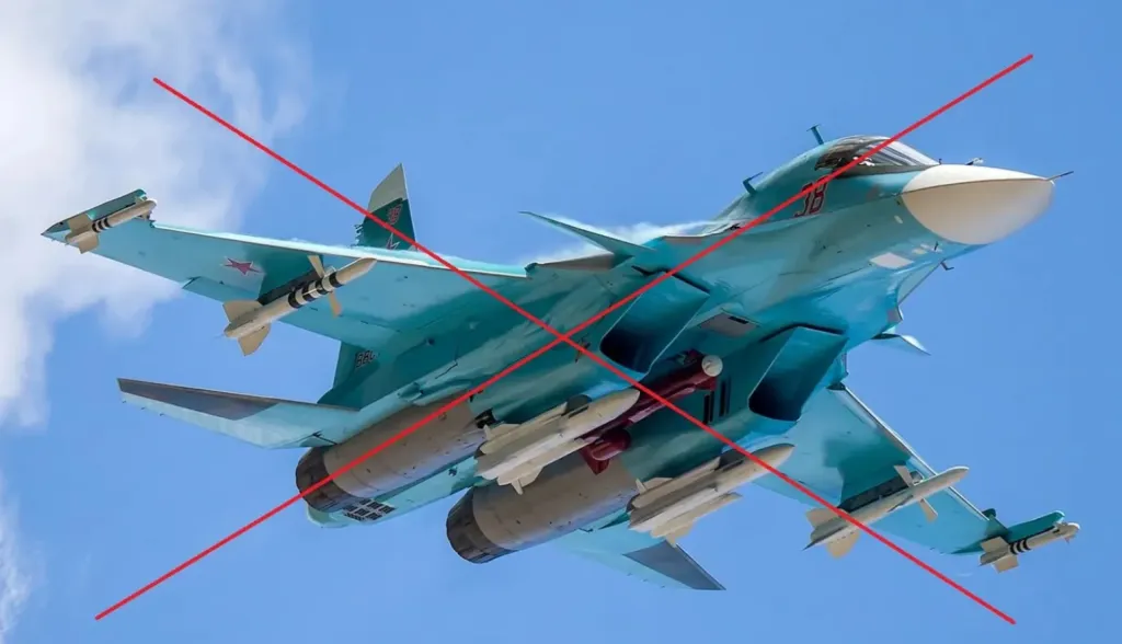 Українські сили знищили Су-34: за добу втрати РФ перевищили $100 мільйонів