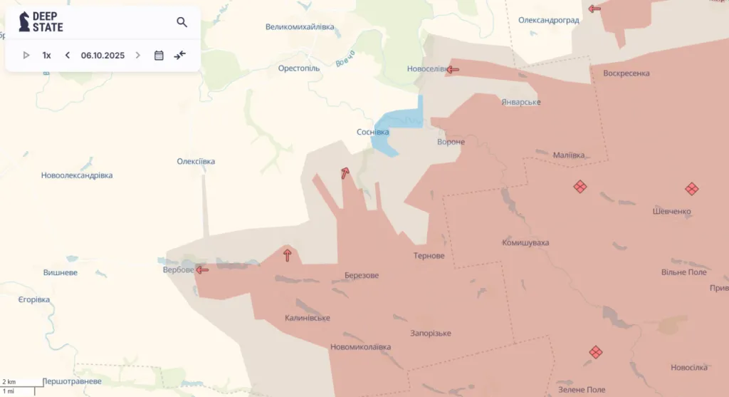 Українські сили оборони звільнили село Січневе на Дніпропетровщині