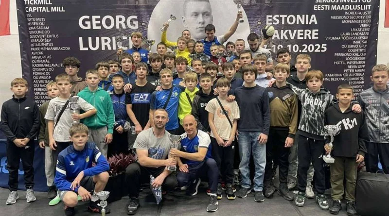 Юні борці з Дніпропетровщини вибороли медалі на міжнародному турнірі в Естонії