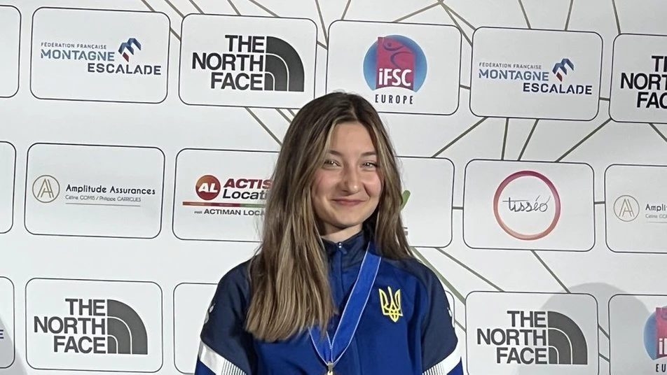 Юна скелелазка з Дніпра Рафаель Казбекова виборола Кубок Європи U17 2025 року