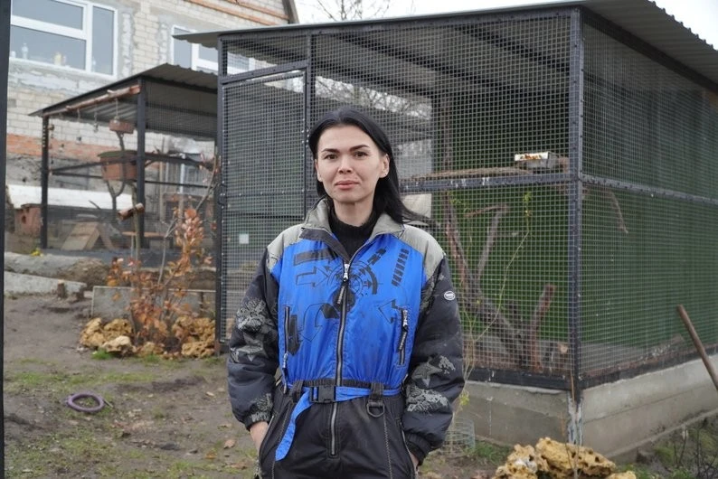 На Дніпропетровщині прихистили виснажену самицю канюка степового, що блукала в пошуках їжі